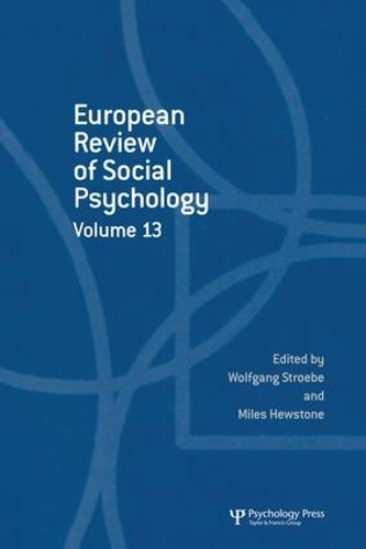 Бумажная книга «European Review of Social Psychology: Volume 13» - фото №1