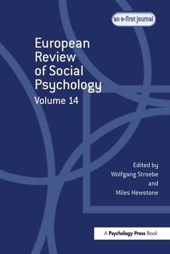 Паперова книга «European Review of Social Psychology: Volume 14» - фото №1