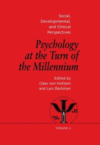 Бумажная книга «Psychology at the Turn of the Millennium, Volume 2: Social, Developmental and Clinical Perspectives» - фото №1