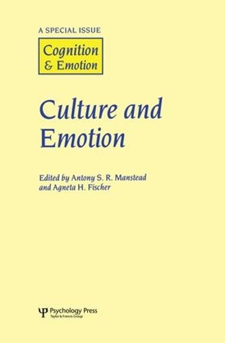 Бумажная книга «Culture and Emotion: A Special Issue of Cognition and Emotion» - фото №1
