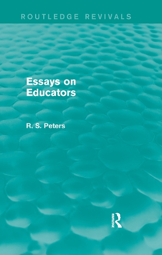 Бумажная книга «Essays on Educators (REV) RPD», автор Р. С. Питерс - фото №1
