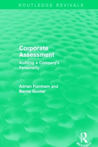 Бумажная книга «Corporate Assessment (Routledge Revivals): Auditing a Company's Personality», автор Барри Гюнтер - фото №1
