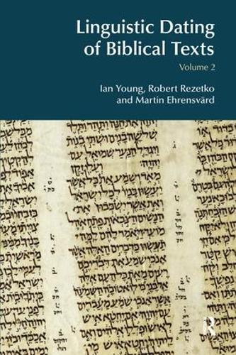 Бумажная книга «Linguistic Dating of Biblical Texts: Volume 2», авторов Мартин Эренсверд, Роберт Резетко - фото №1