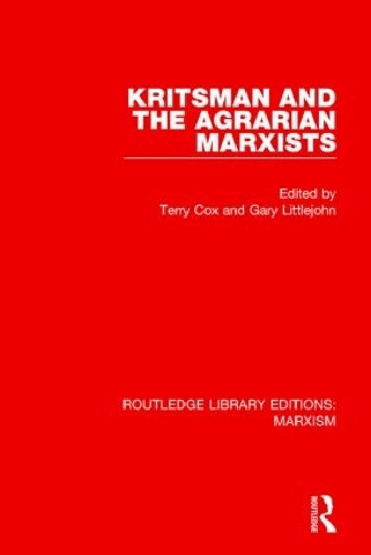 Бумажная книга «Kritsman and the Agrarian Marxists (RLE Marxism)» - фото №1