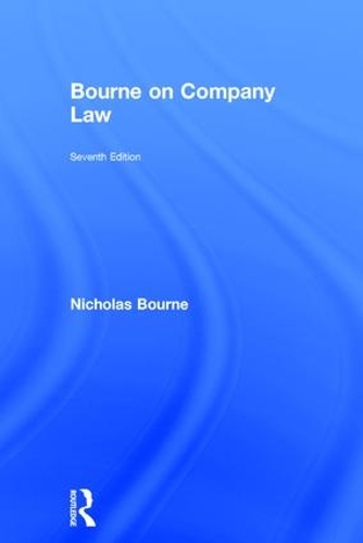 Бумажная книга «Bourne on Company Law», автор Николас Борн - фото №1