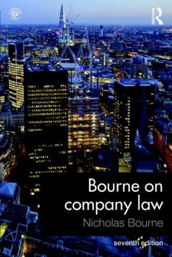 Бумажная книга «Bourne on Company Law», автор Николас Борн - фото №1