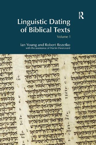 Бумажная книга «Linguistic Dating of Biblical Texts: Vol 1», автор Роберт Резетко - фото №1