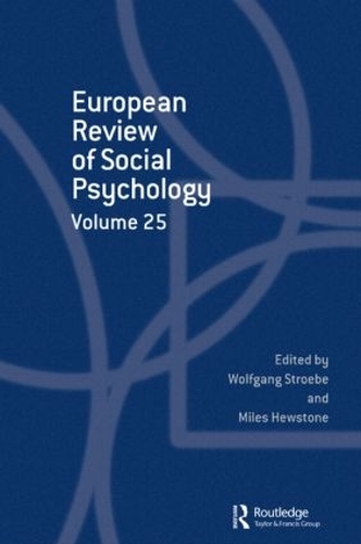 Бумажная книга «European Review of Social Psychology: Volume 25» - фото №1