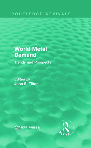Бумажная книга «World Metal Demand: Trends and Prospects», автор Джон Э. Тилтон - фото №1