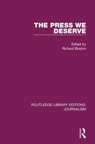 Бумажная книга «The Press We Deserve» - фото №1