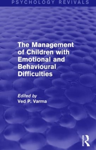 Бумажная книга «The Management of Children with Emotional and Behavioural Difficulties», автор Вед Варма - фото №1