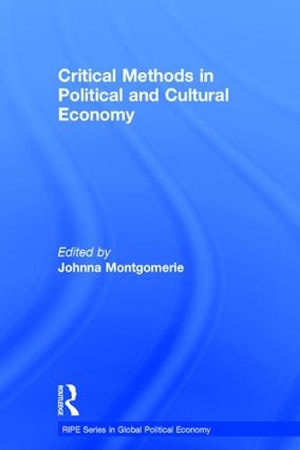 Бумажная книга «Critical Methods in Political and Cultural Economy» - фото №1
