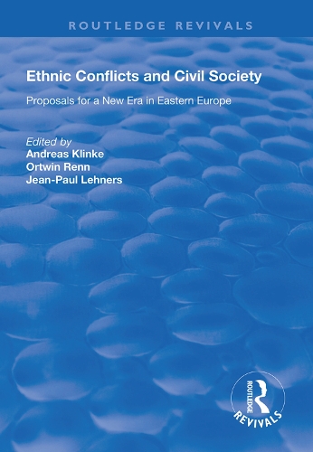 Бумажная книга «Ethnic Conflicts and Civil Society: Proposals for a New Era in Eastern Europe» - фото №1