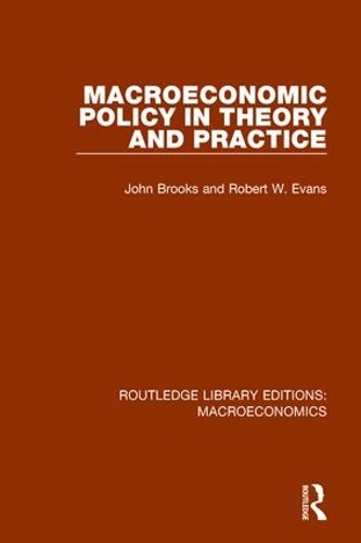 Паперова книга «Macroeconomic Policy», авторів Джон Брукс, Роберт В. Еванс - фото №1