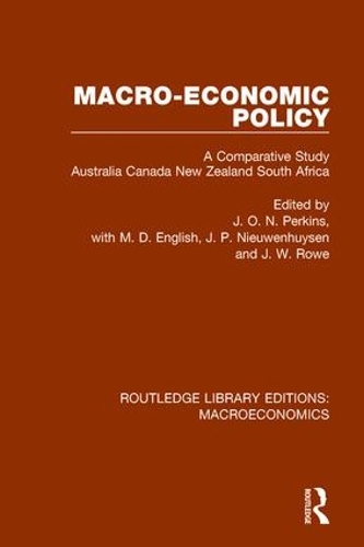 Бумажная книга «Macro-economic Policy: A Comparative Study, Australia, Canada, New Zealand and South Africa» - фото №1