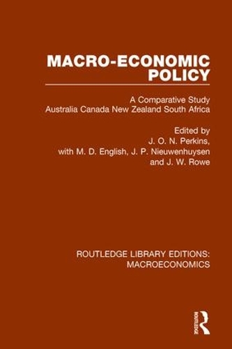 Бумажная книга «Macro-economic Policy: A Comparative Study, Australia, Canada, New Zealand and South Africa» - фото №1