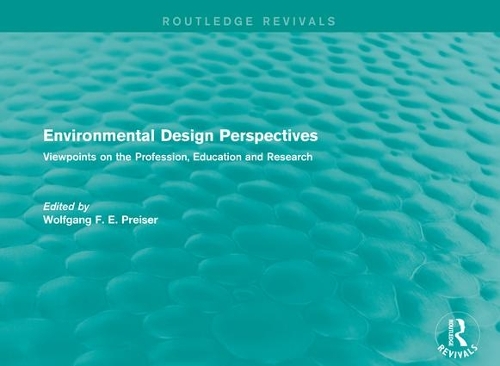 Паперова книга «Environmental Design Perspectives: Viewpoints on the Profession, Education and Research» - фото №1