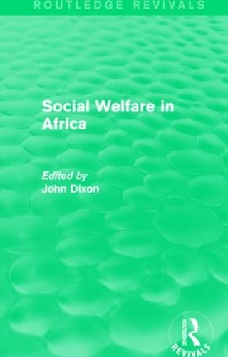 Бумажная книга «Social Welfare in Africa» - фото №1