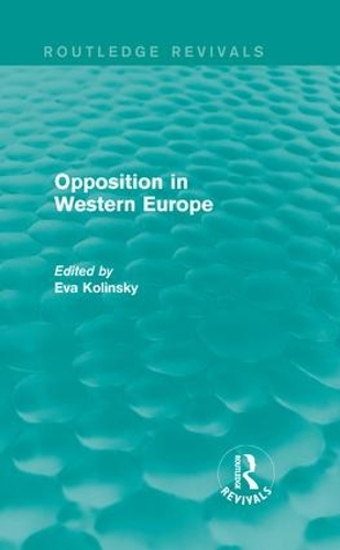 Паперова книга «Opposition in Western Europe» - фото №1