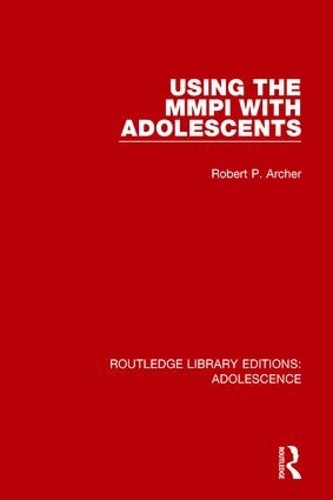 Бумажная книга «Using the MMPI with Adolescents», автор Роберт Арчер - фото №1
