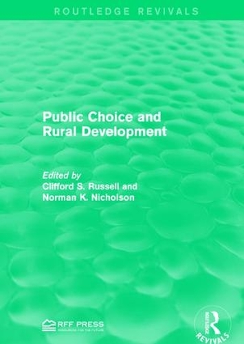 Бумажная книга «Public Choice and Rural Development» - фото №1