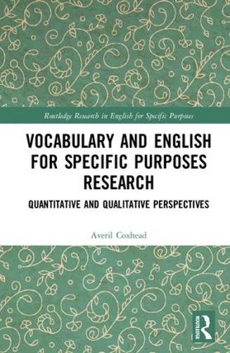 Паперова книга «Vocabulary and English for Specific Purposes Research: Quantitative and Qualitative Perspectives», автор Аверіл Коксхед - фото №1