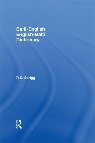 Паперова книга «Balti-English / English-Balti Dictionary», автор Р. К. Спрігг - фото №1