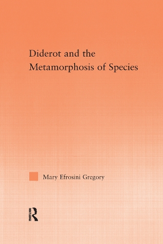 Бумажная книга «Diderot and the Metamorphosis of Species», автор Мэри Грегори - фото №1