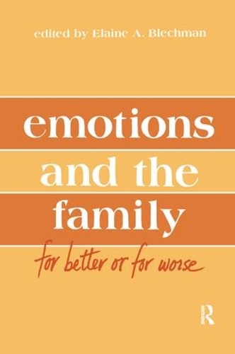 Паперова книга «Emotions and the Family: for Better Or for Worse» - фото №1