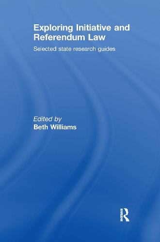 Бумажная книга «Exploring Initiative and Referendum Law: Selected State Research Guides» - фото №1