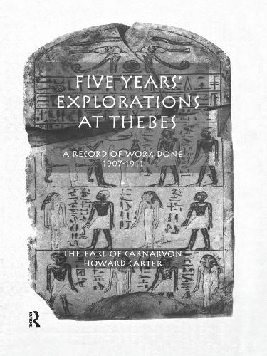 Паперова книга «Five Years Exploration At Thebes», автор Говард Картер - фото №1