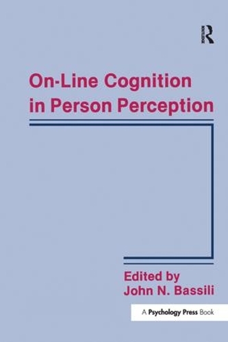 Бумажная книга «On-line Cognition in Person Perception» - фото №1