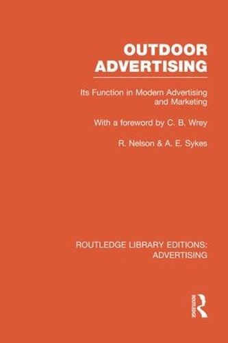 Бумажная книга «Outdoor Advertising», авторов Энтони Сайкс, Ричард Нельсон - фото №1