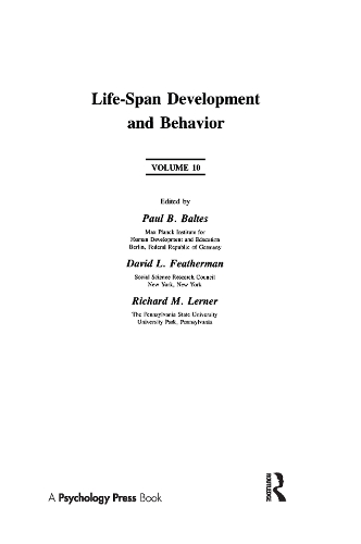 Бумажная книга «Life-Span Development and Behavior: Volume 10» - фото №1
