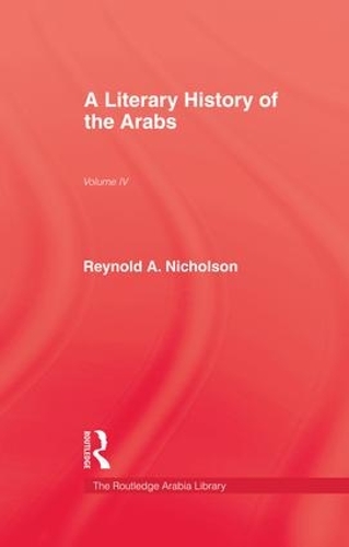 Бумажная книга «A Literary History of the Arabs», автор Рейнольд А. Николсон - фото №1