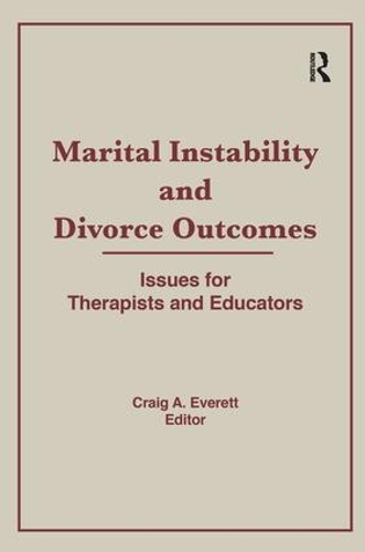 Паперова книга «Marital Instability and Divorce Outcomes: Issues for Therapists and Educators», автор Крейг Еверетт - фото №1