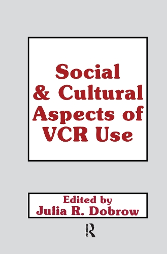 Бумажная книга «Social and Cultural Aspects of VCR Use», автор Джули Доброу - фото №1
