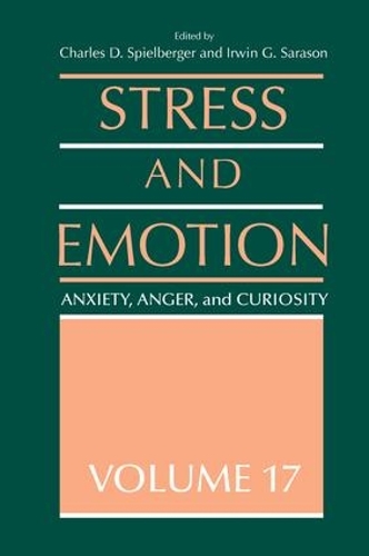 Бумажная книга «Stress and Emotion: Anxiety, Anger and Curiosity, Volume 17» - фото №1