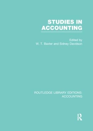 Бумажная книга «Studies in Accounting» - фото №1