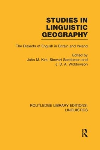Паперова книга «Studies in Linguistic Geography (RLE Linguistics D: English Linguistics): The Dialects of English in Britain and Ireland» - фото №1
