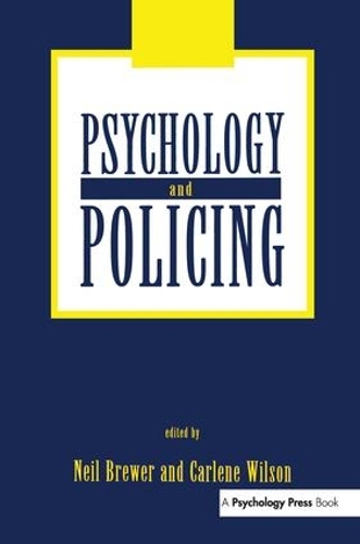 Бумажная книга «Psychology and Policing» - фото №1