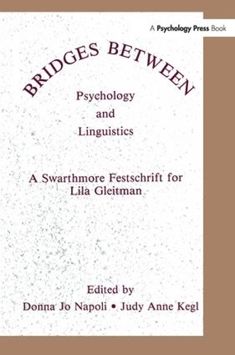 Бумажная книга «Bridges Between Psychology and Linguistics: A Swarthmore Festschrift for Lila Gleitman» - фото №1
