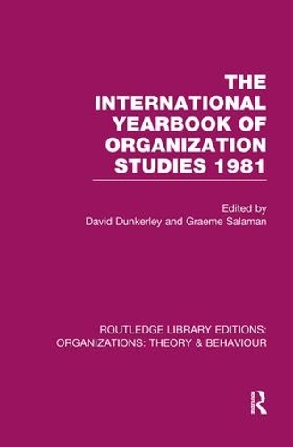 Бумажная книга «The International Yearbook of Organization Studies 1981 (RLE: Organizations)» - фото №1