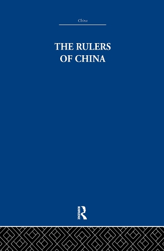 Бумажная книга «The Rulers of China 221 B.C.: Chronological Tables», автор А. К. Моул - фото №1