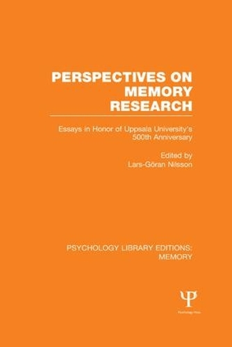 Бумажная книга «Perspectives on Memory Research (PLE:Memory): Essays in Honor of Uppsala University's 500th Anniversary» - фото №1