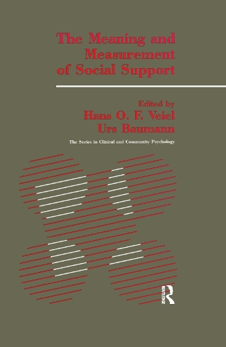 Паперова книга «The Meaning And Measurement Of Support» - фото №1