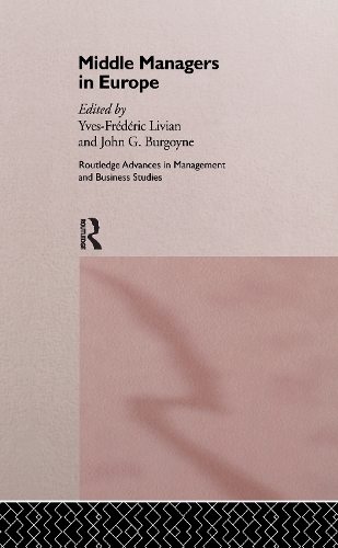 Бумажная книга «Middle Managers In Europe» - фото №1