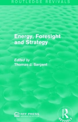 Бумажная книга «Energy, Foresight and Strategy» - фото №1