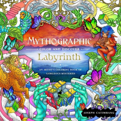 Бумажная книга «Mythographic Color and Discover: Labyrinth: An Artist’s Coloring Book of Gorgeous Mysteries», автор Джозеф Катимбанг - фото №1