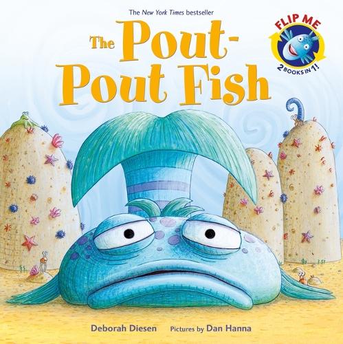 Паперова книга «The Pout-Pout Fish / The Worry-Worry Whale and the Classroom Jitters Bindup Flip Book», автор Дебора Дізен - фото №1